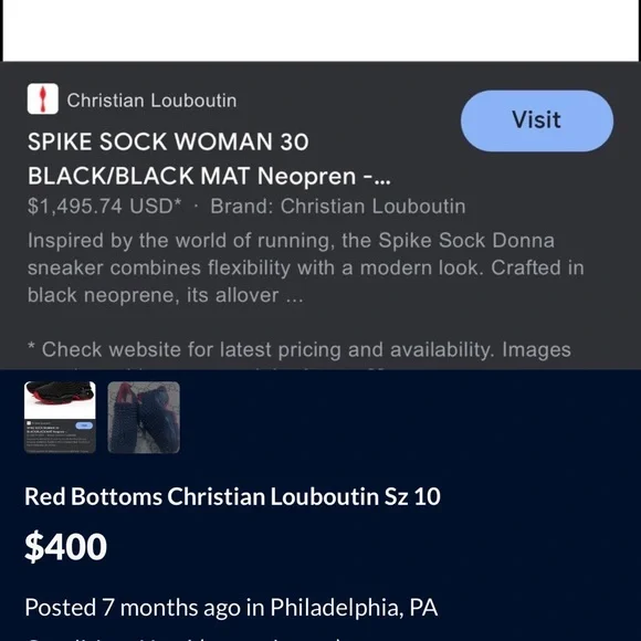 Shoes | Red Bottoms Sz1 | Poshmark display picture 3